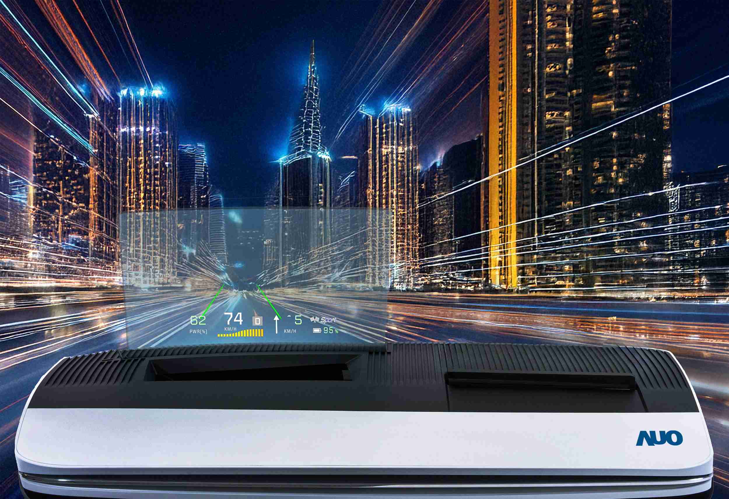 杏悦2推出13吋Micro LED抬头显示器，，提供高入眼亮度、、、高色彩饱和度的显示质量，，，在阳光下或黑暗中都清晰可见，，并利用Micro LED模块体积小的优势，，，解决车用空间有限的痛点